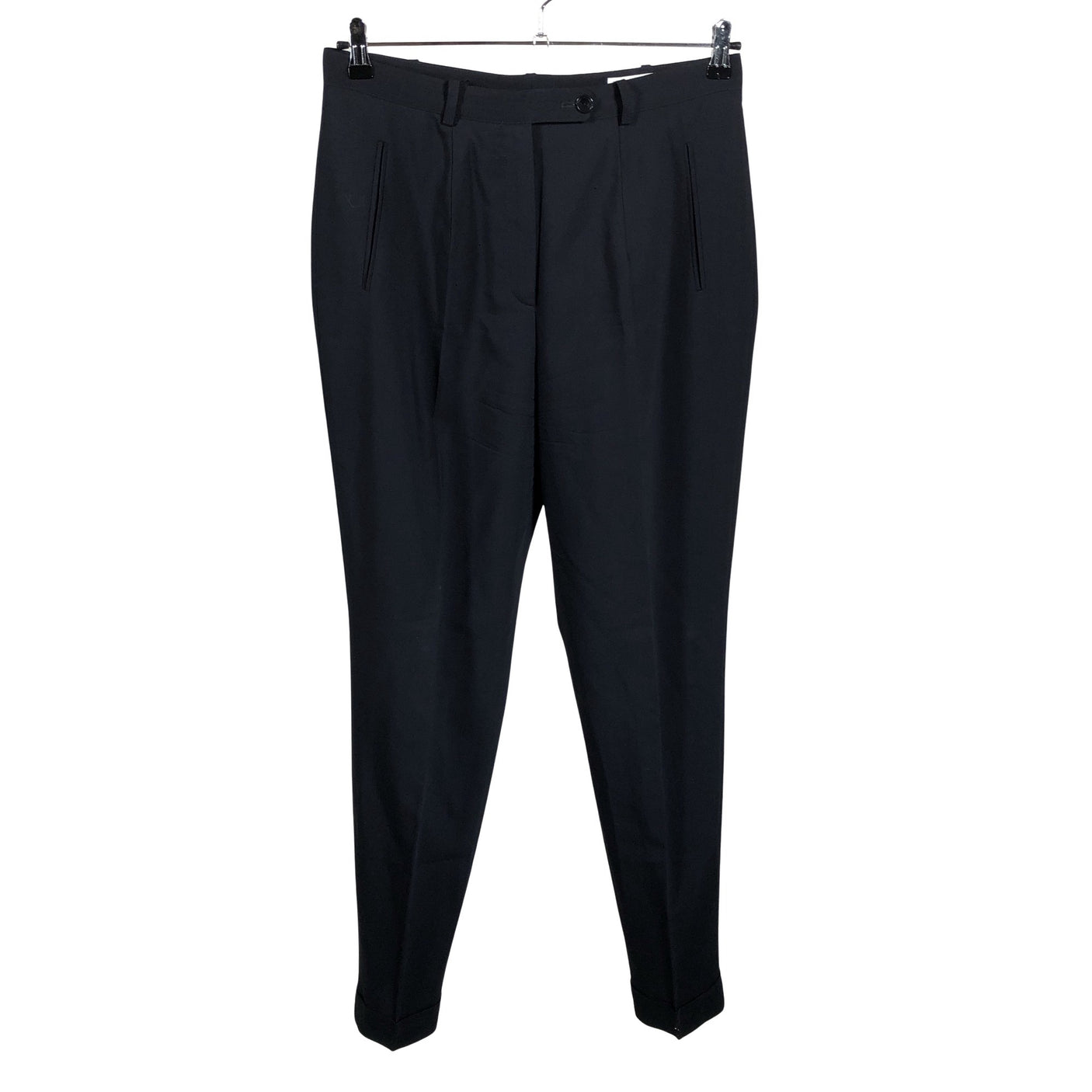 Unisex Cerruti 1881 - Straight leg trousers, size 44 - Black (1)