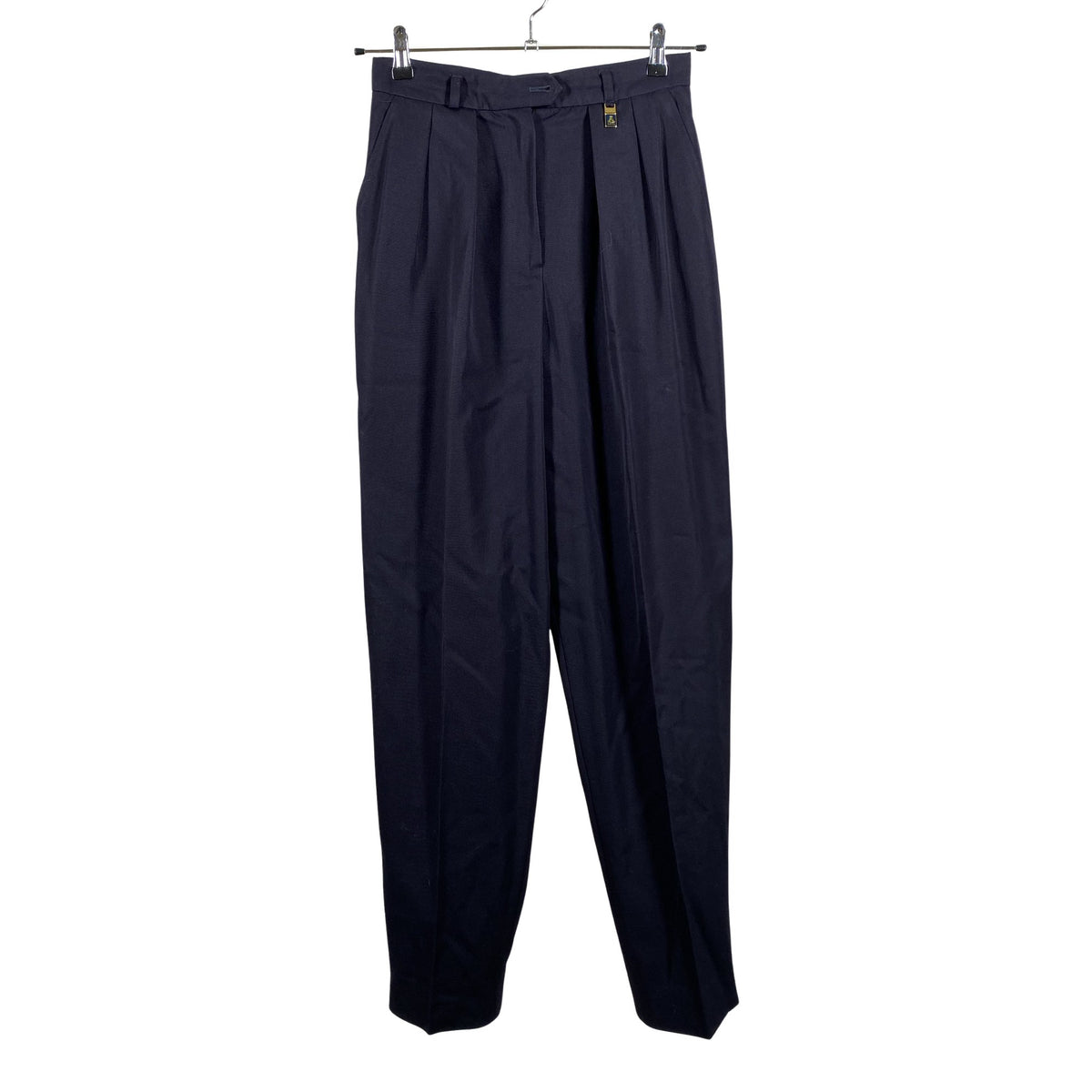 Unisex Burberrys' - Straight leg trousers, size 38 - Blue (1)