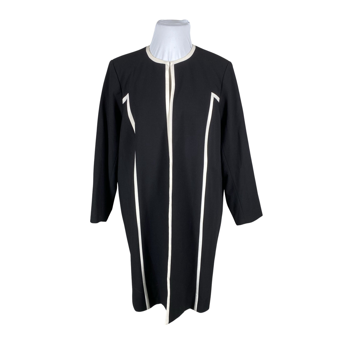Unisex Calvin Klein - Wool coat, size 46 - Black (1)