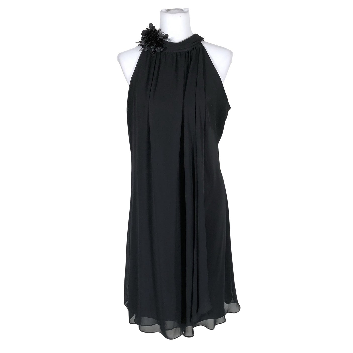 Unisex Vera Mont - Schiffon dress, size 40 - Black (1)