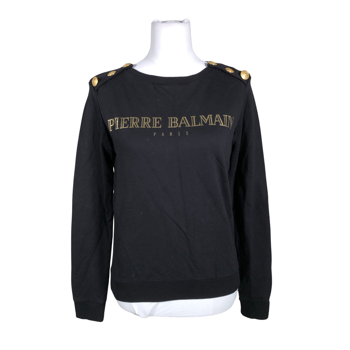 Unisex Pierre Balmain - Sweatshirt, size 36 - Black (1)
