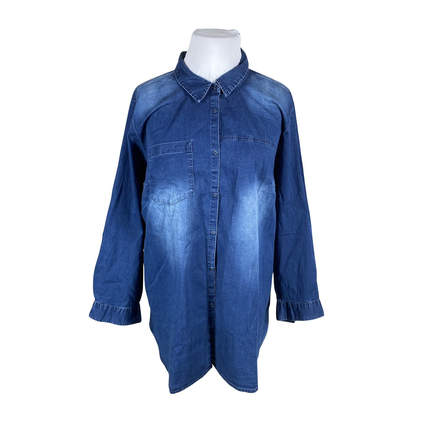 Unisex Ciso - Denim shirt, size 52 - Blue (1)