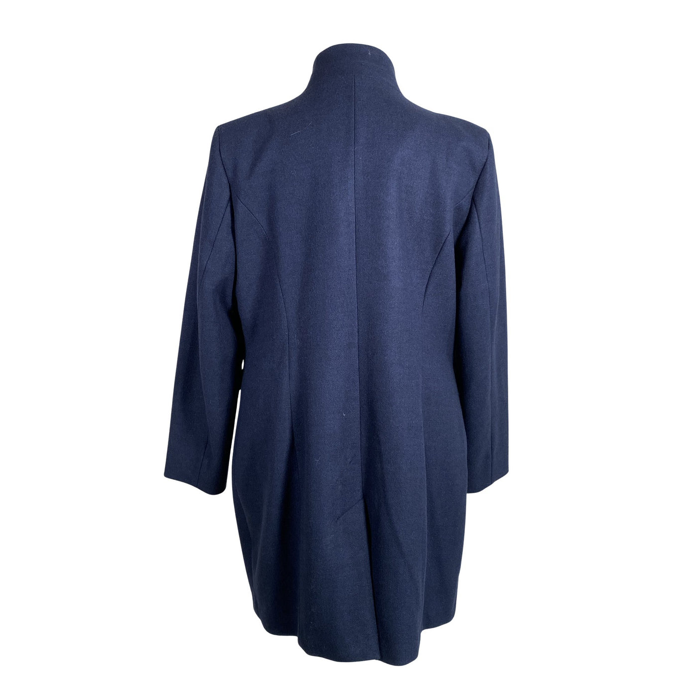 Unisex Ulla Popken - Wool coat, size 44 - Blue (3)