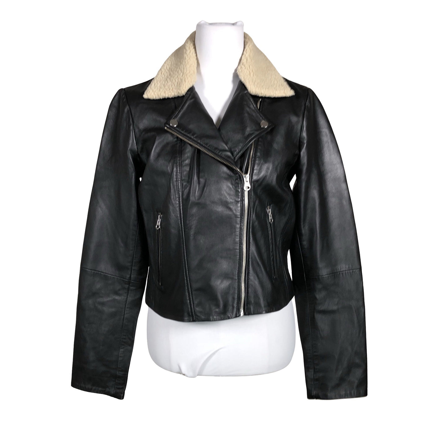 Unisex Fire&Glory - Leather jacket, size 38 - Black (1)