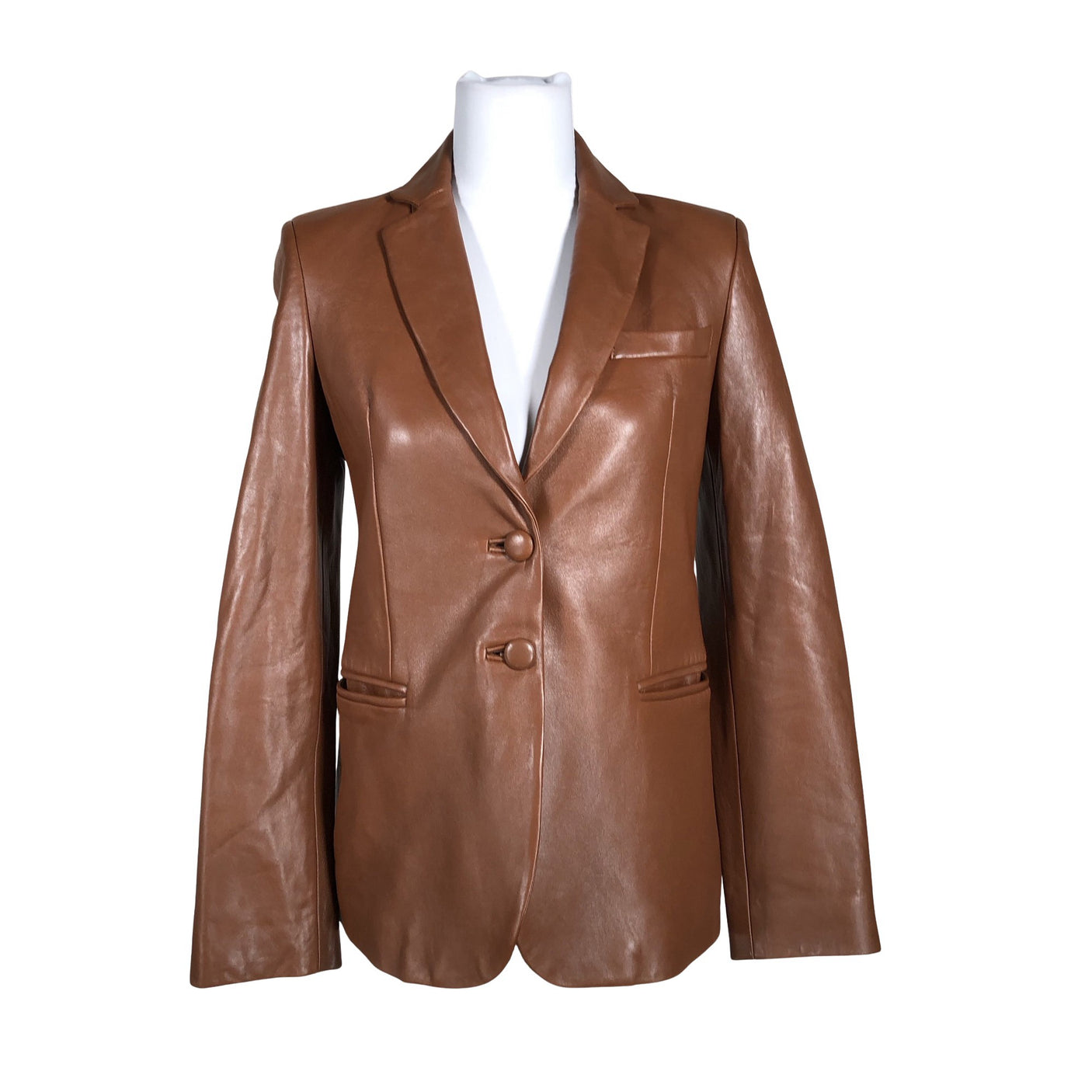Unisex Andiata - Leather jacket, size 36 - Brown (1)