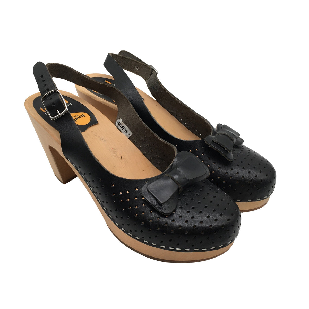 Unisex Swedish Hasbeens - High heels, size 40 - Black (3)