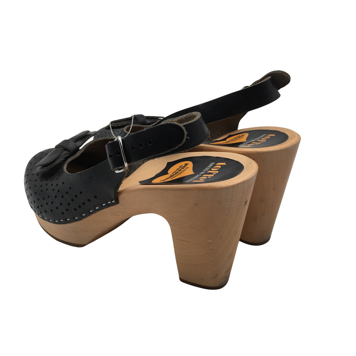 Unisex Swedish Hasbeens - High heels, size 40 - Black (2)