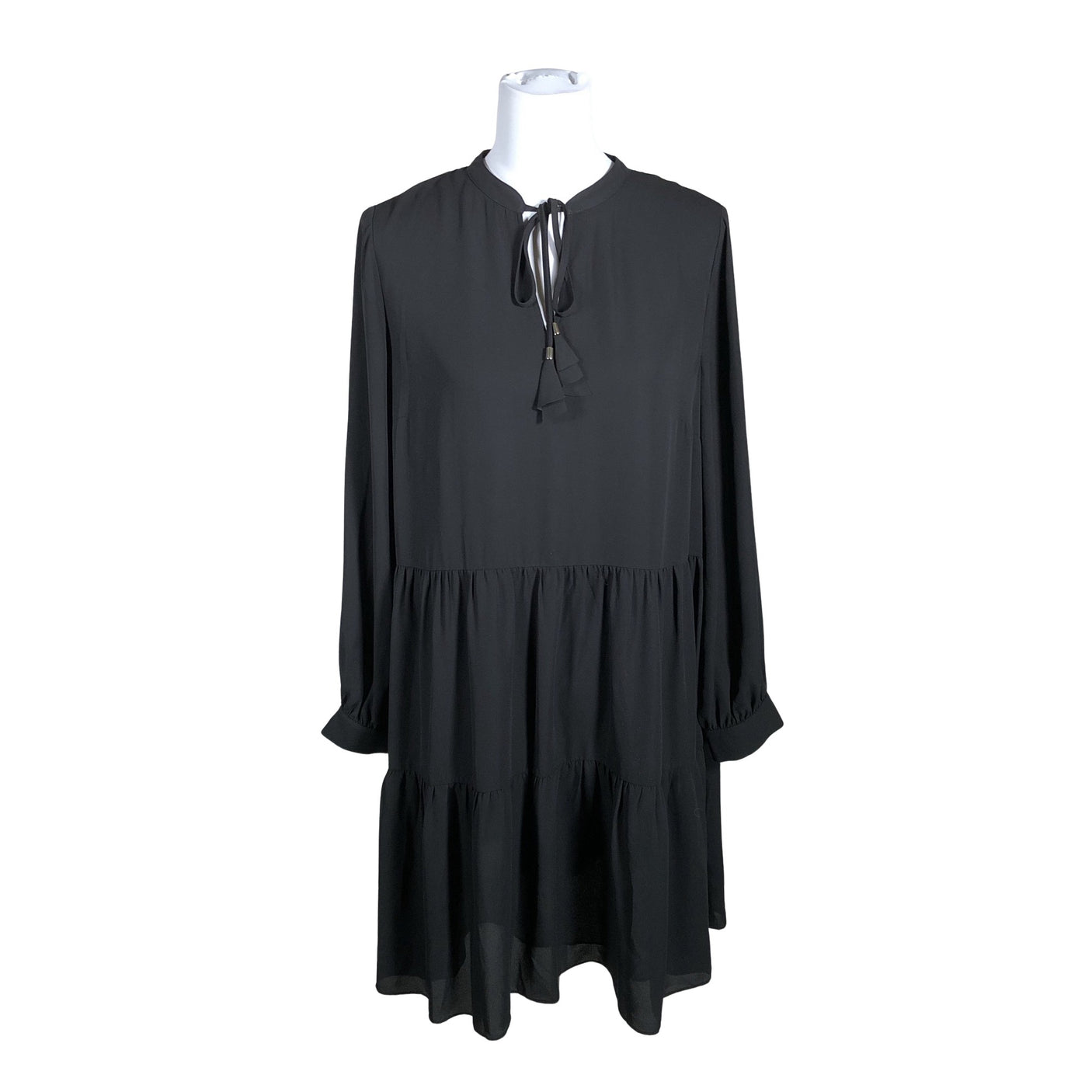 Unisex Your Face - Schiffon dress, size 40 - Black (1)