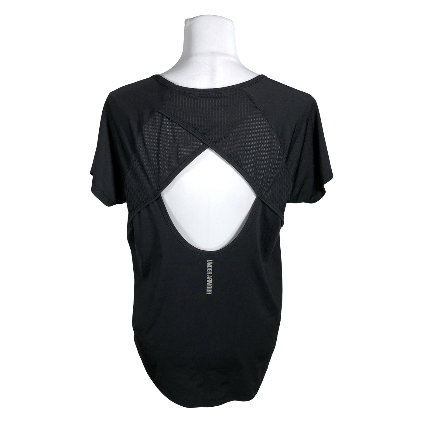Unisex Under Armour - Sports shirt, short sleeve, size 38 - Black (2)
