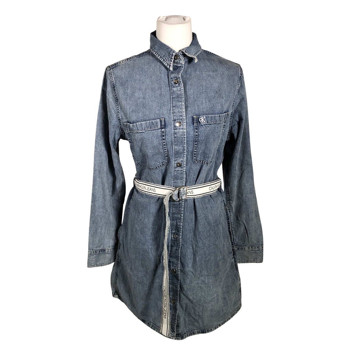 Unisex Calvin Klein Jeans - Denim dress, size 38 - Blue (1)