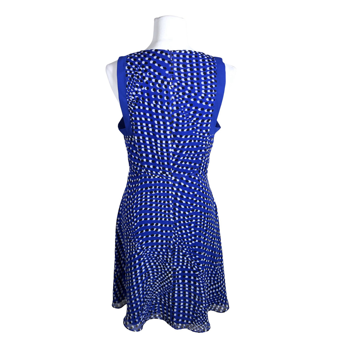 Unisex Reiss - Schiffon dress, size 38 - Blue (2)