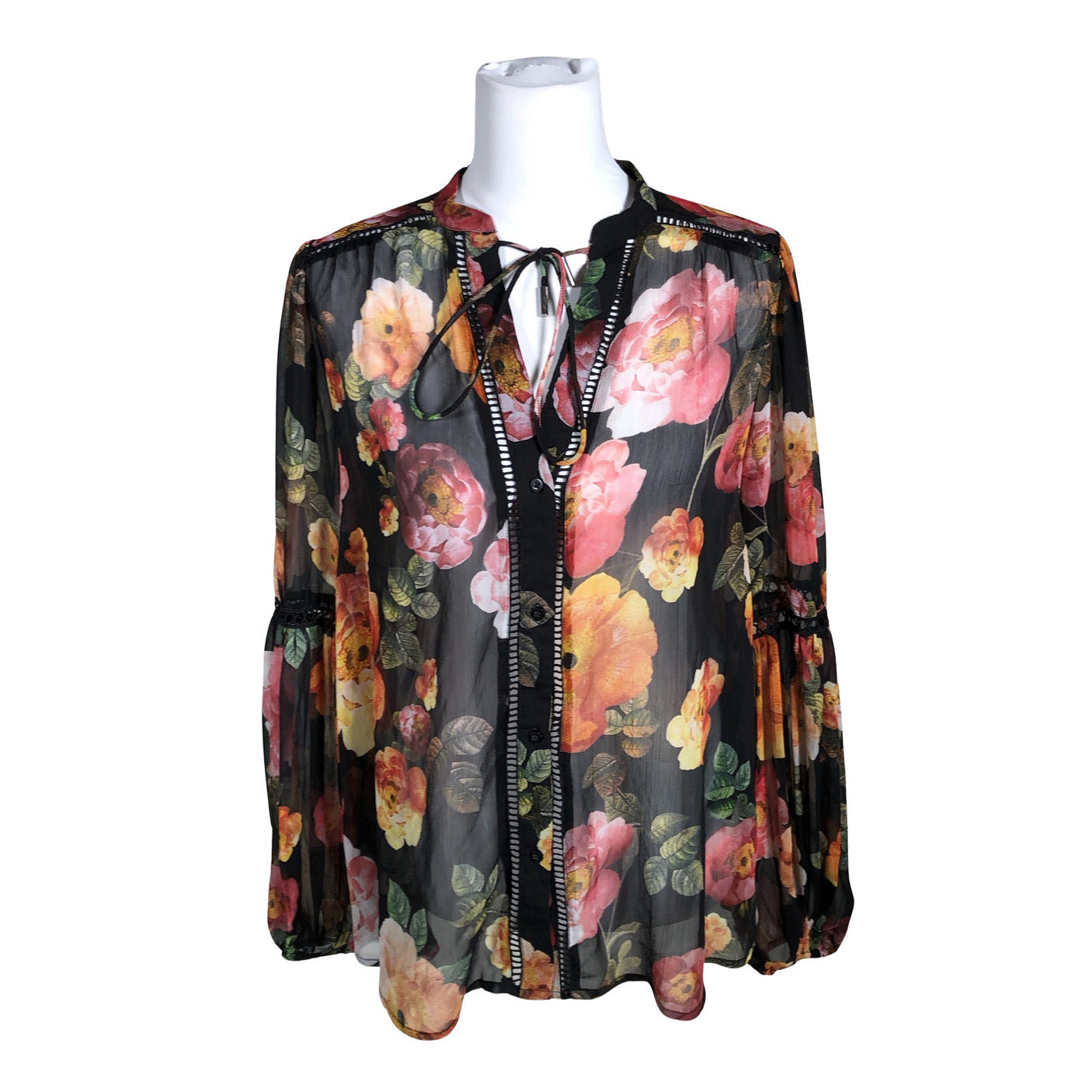 Unisex Guess - Blouse, size 38 - Black (1)