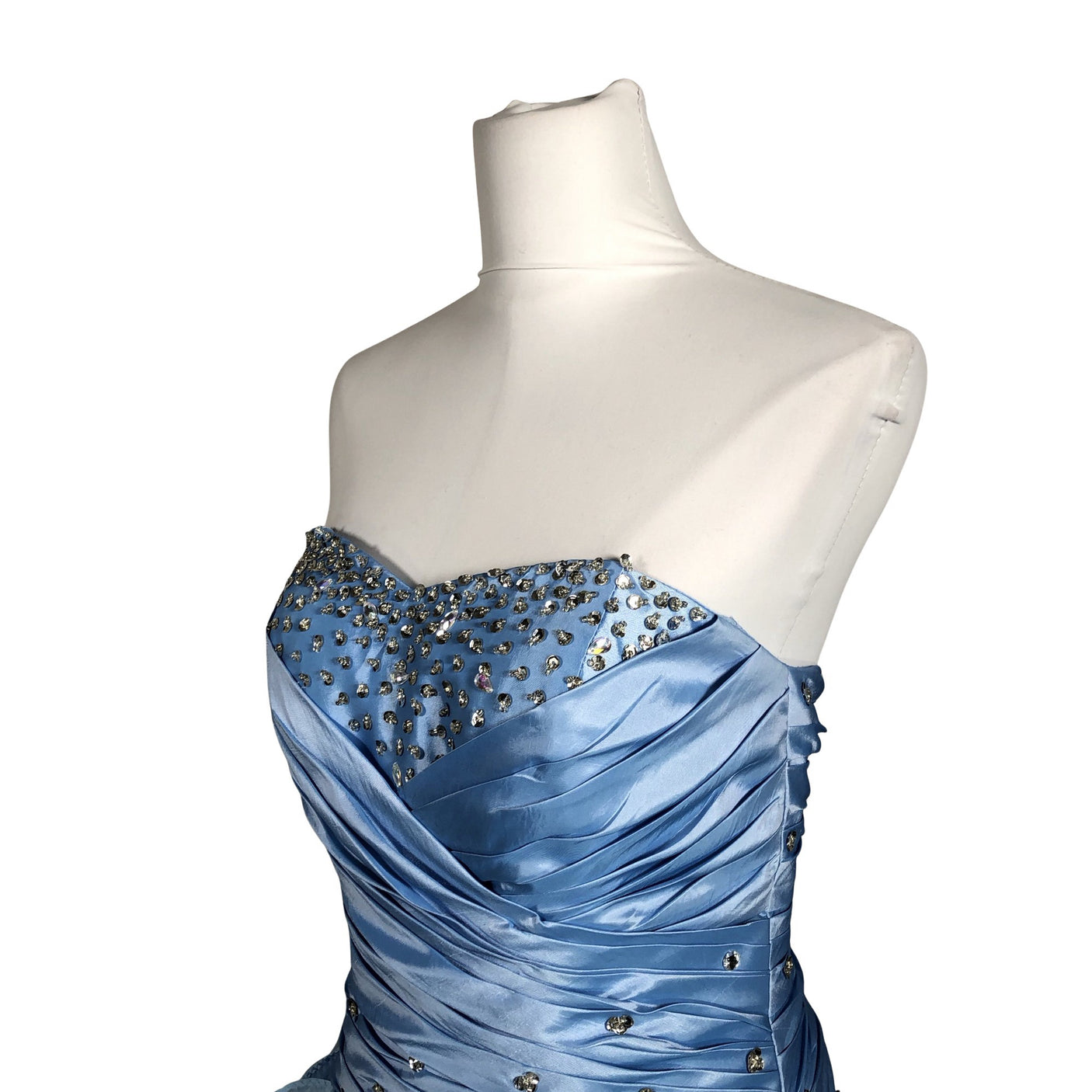 Unisex Handmade - Party dress, size 36 - Light blue (2)