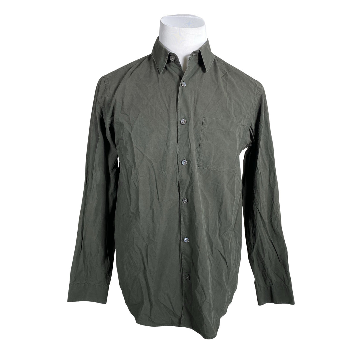 Unisex Theory - Collared shirt, size M - Green (1)