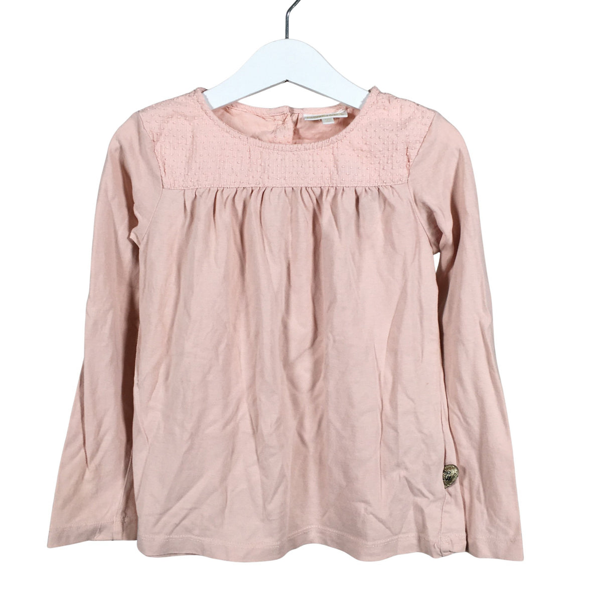 Unisex POMPdeLUX - Tricot shirt, size 110 - 116 - Light pink (1)