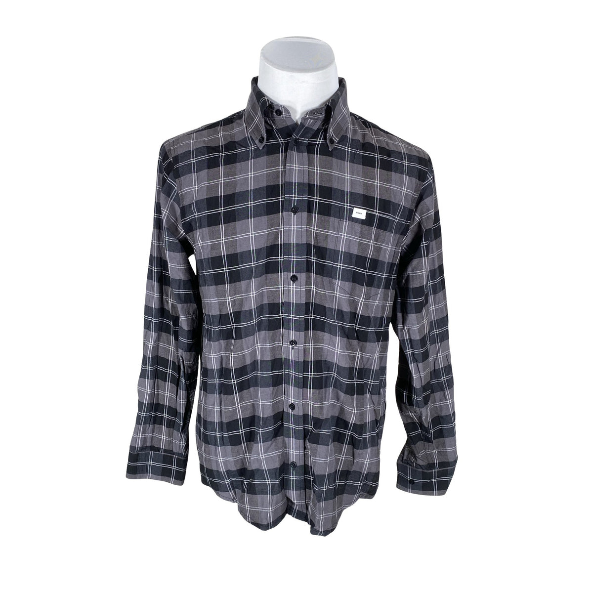 Unisex Makia - Collared shirt, size M - Gray (1)