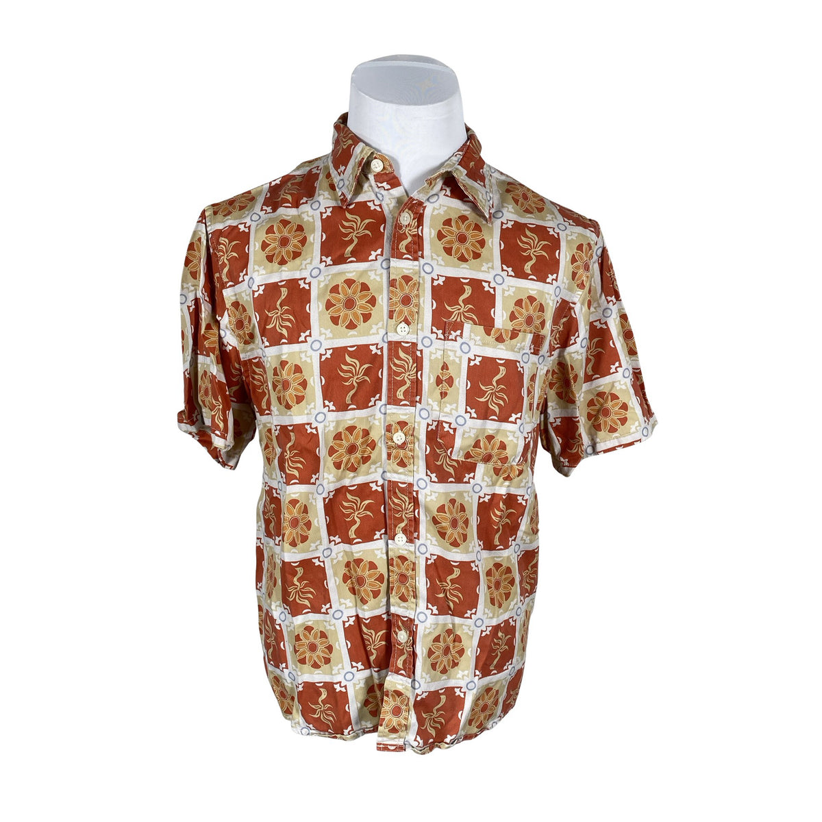 Unisex Dobber - Collared shirt, size M - Orange (1)