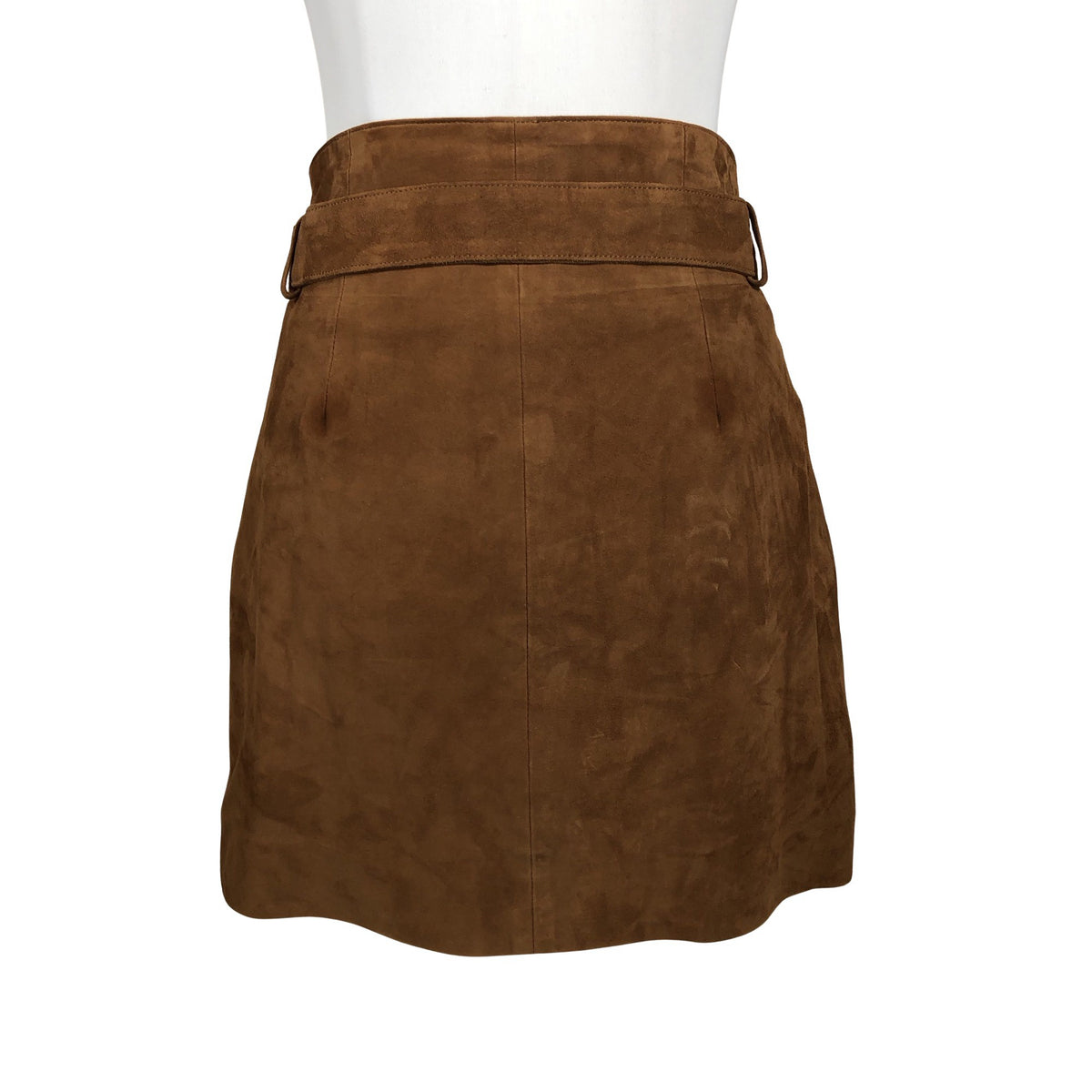 Unisex Sézane - Leather skirt, size 36 - Brown (3)