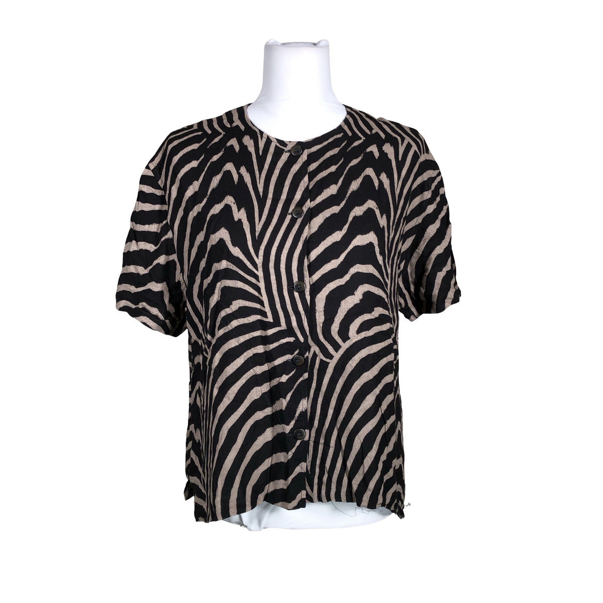 Unisex Marimekko - Short-sleeved blouse, size 40 - Black (1)