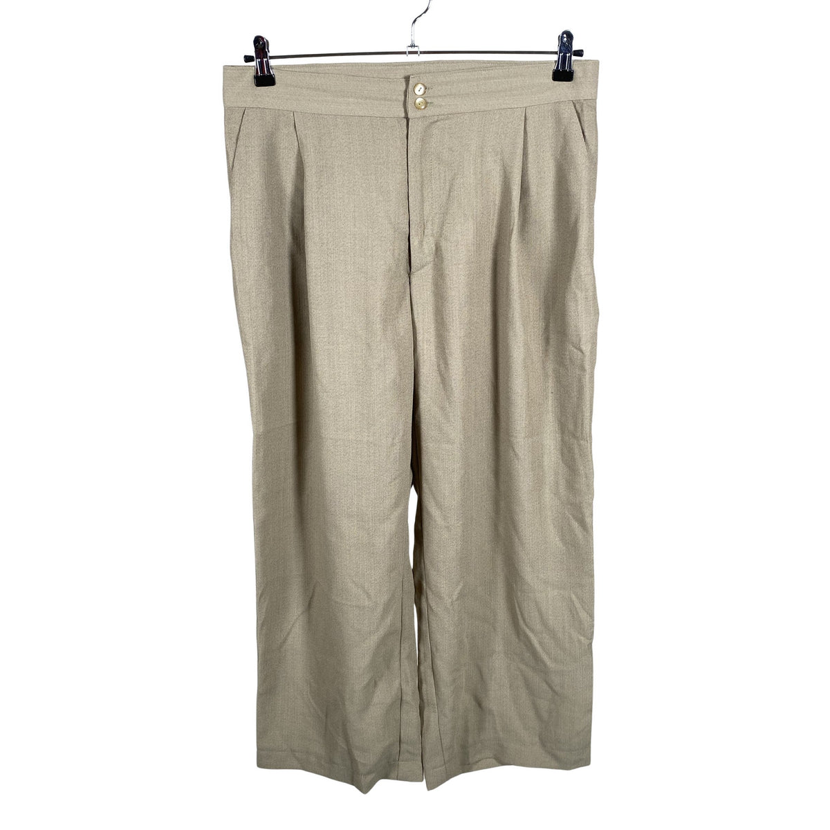 Unisex Handmade - Straight leg trousers, size 42 - Beige (1)