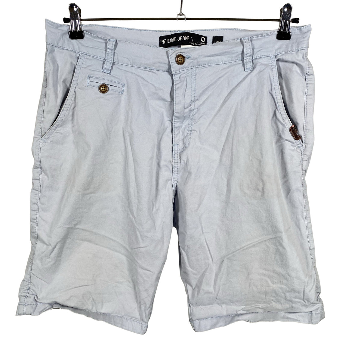 Unisex Indicode - Shorts, size L - Light blue (1)