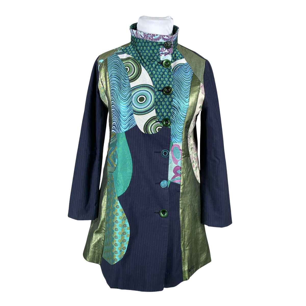 Unisex Desigual - Trench coat, size 44 - Blue (1)