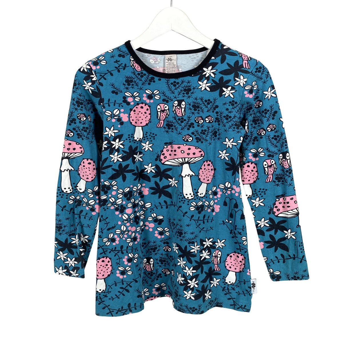 Unisex PaaPii - Tricot tunic, size 158 - 164 - Turquoise (1)