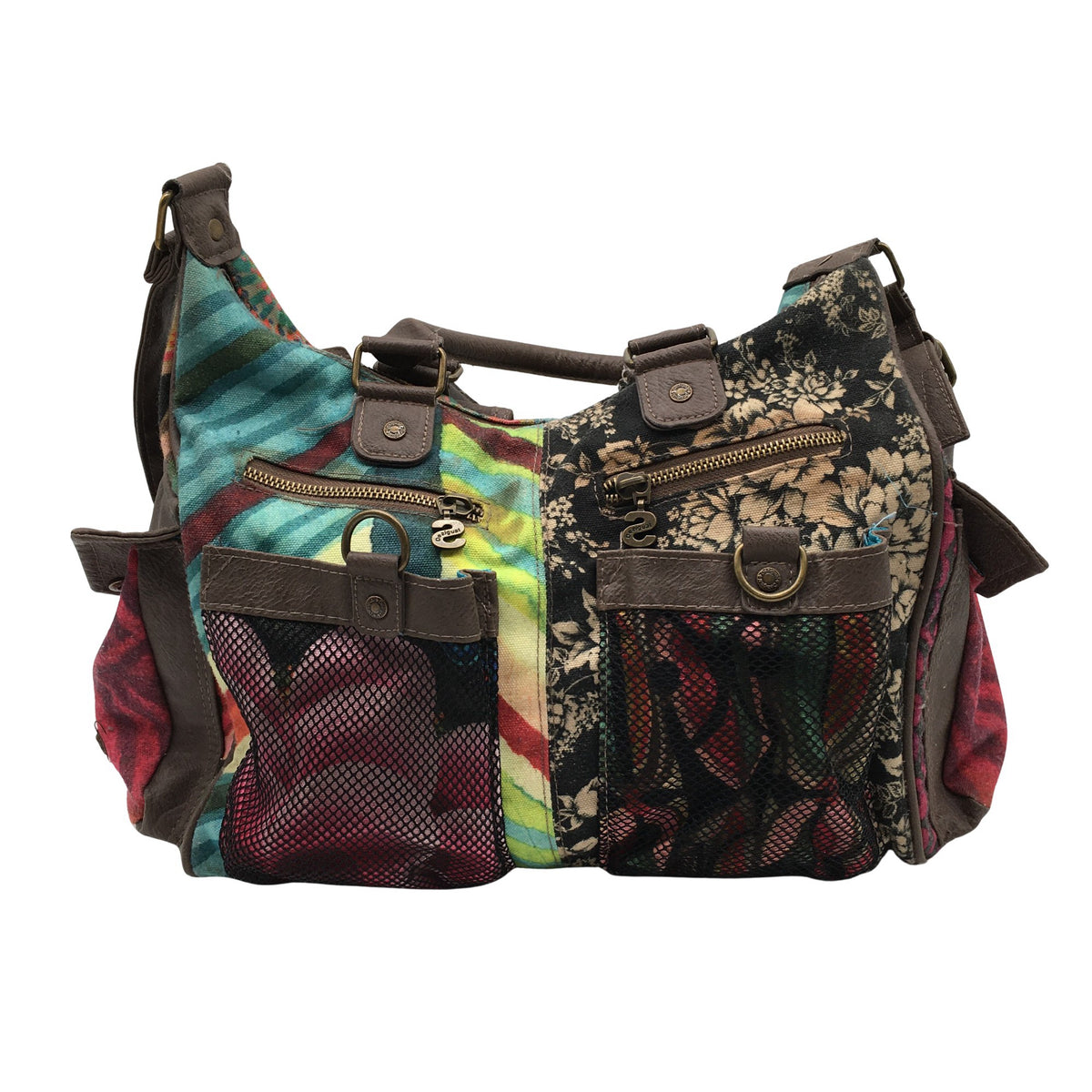 Unisex Desigual - Handbag, size Midi - Brown (2)