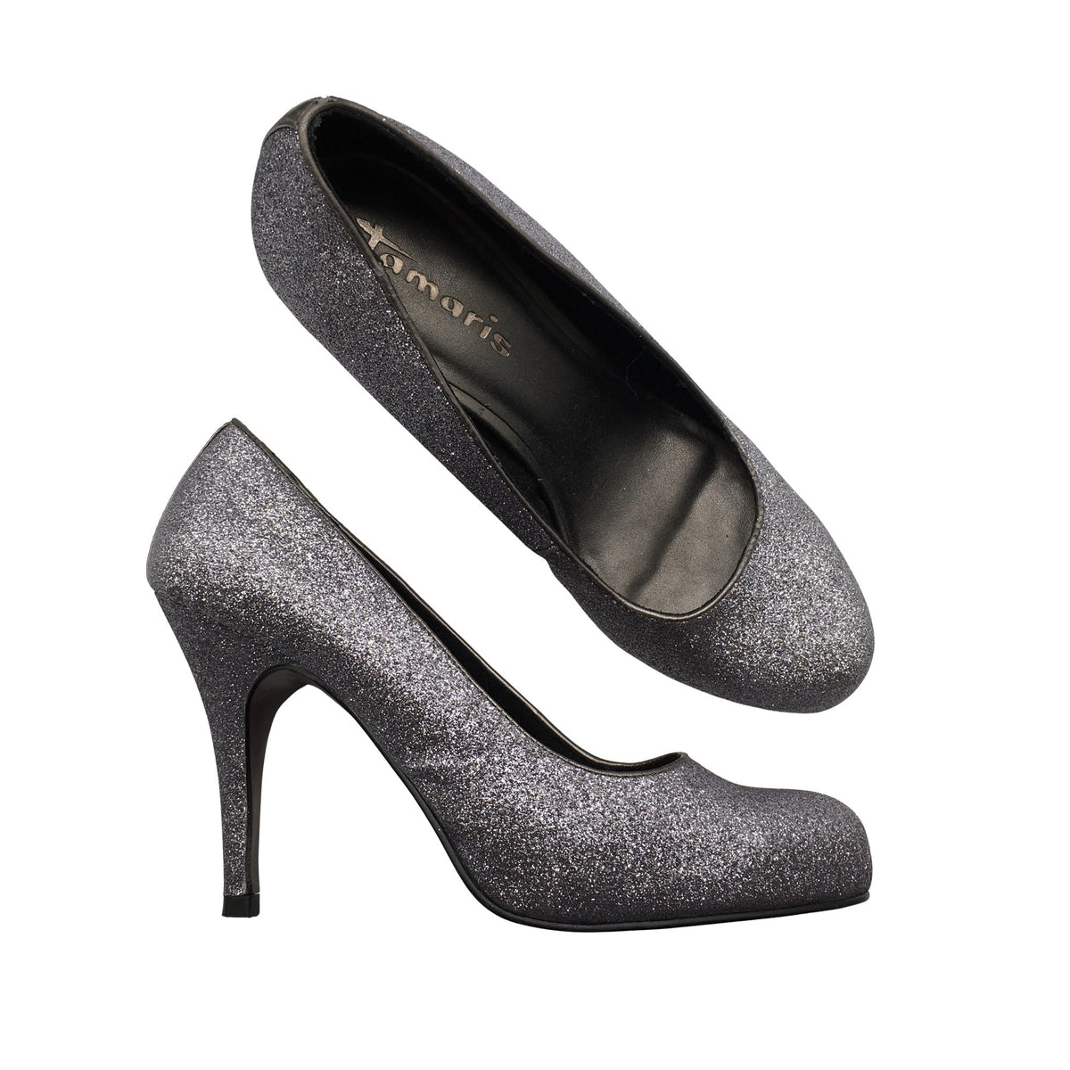 Unisex Tamaris - Evening high heels, size 39 - Silver (1)