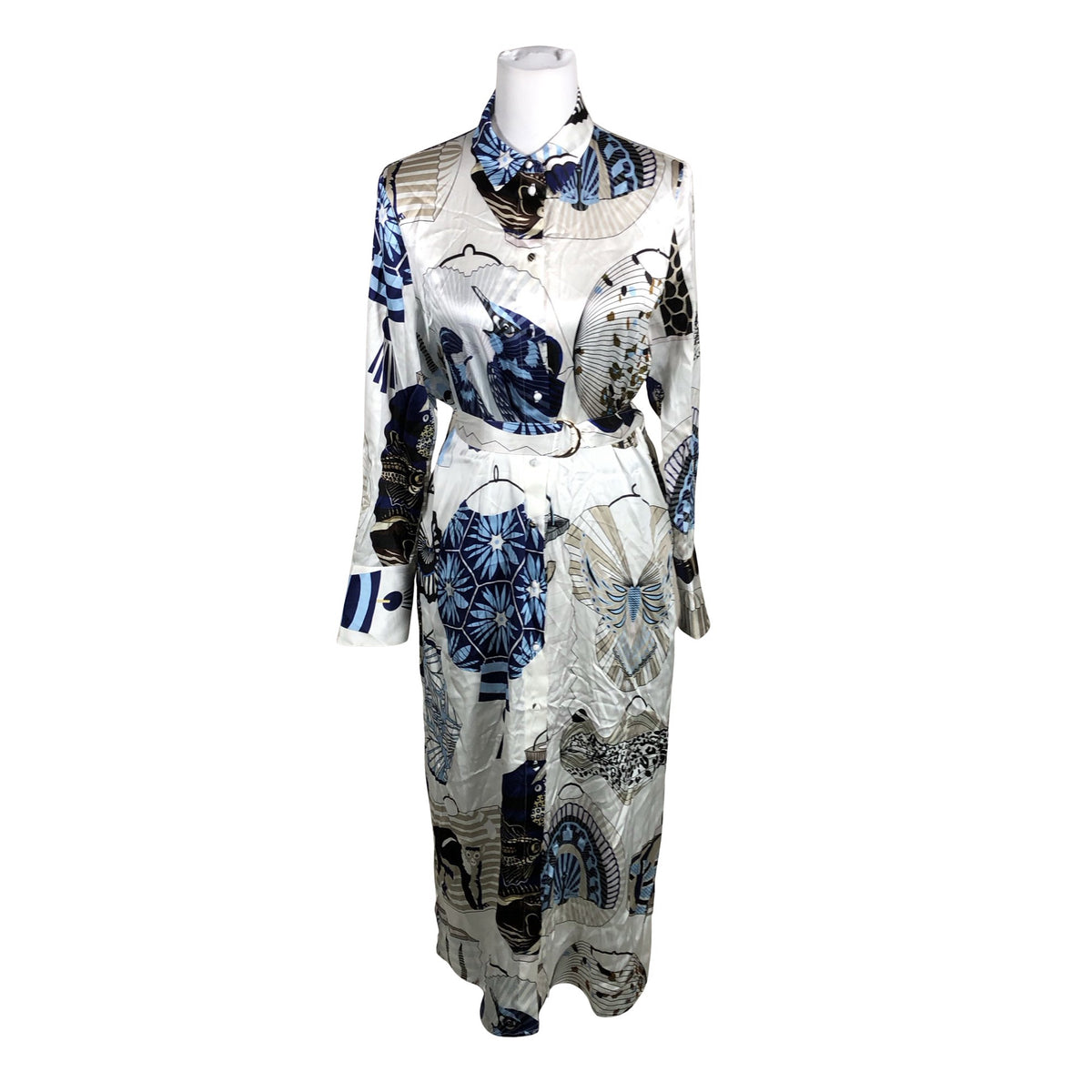 Unisex Herzen's Angelegenheit - Schiffon dress, size 38 - Blue (1)