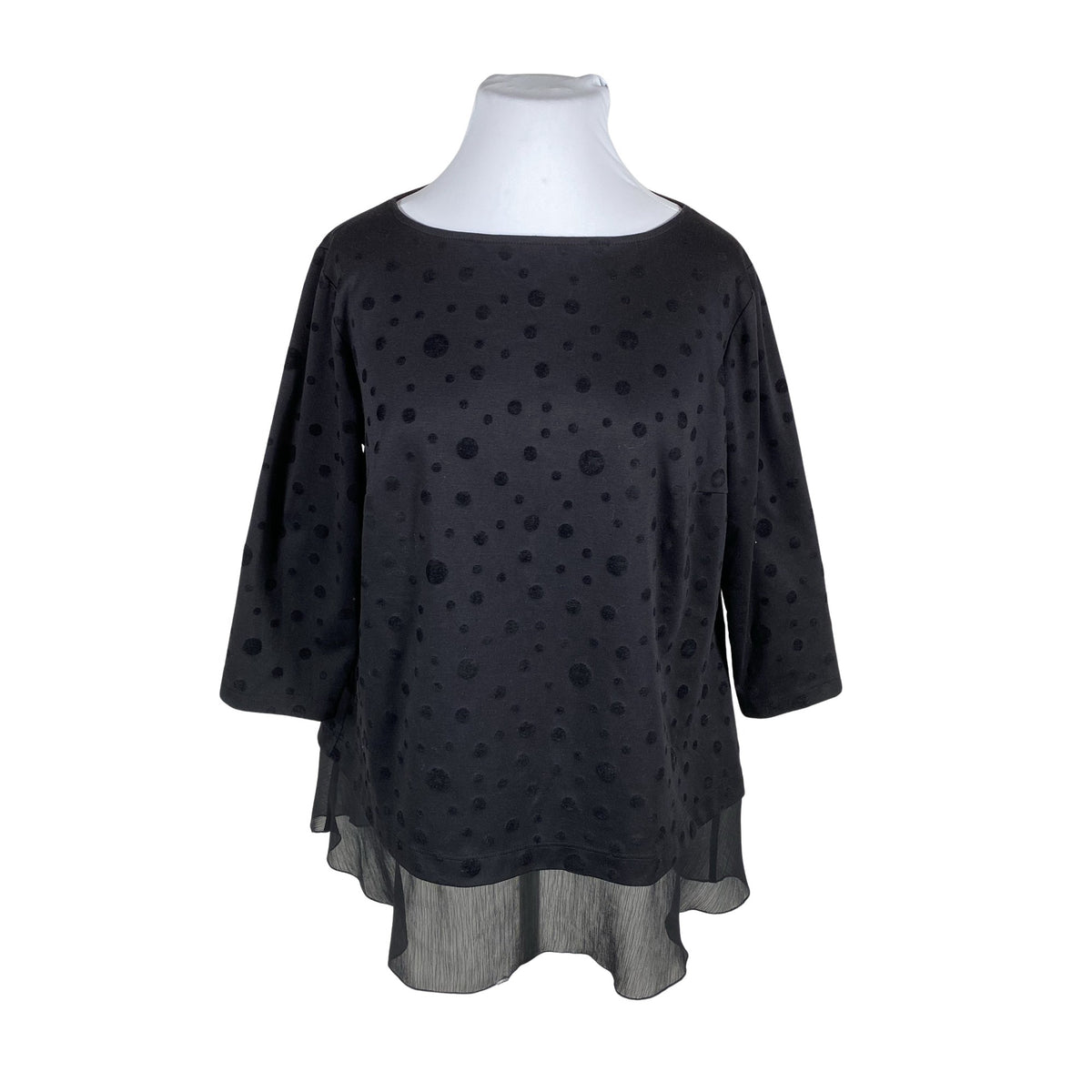 Unisex Voglia - Tricot tunic, size 48 - Black (1)