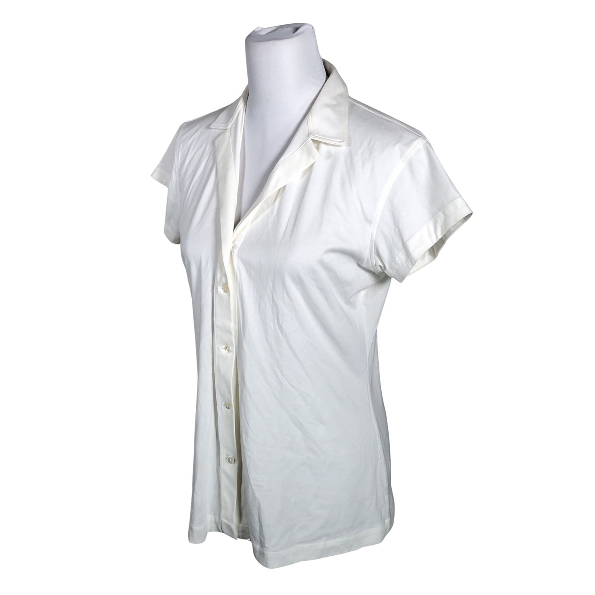 Unisex Artigiano by Asoni - Short-sleeved blouse, size 40 - Natural white (3)