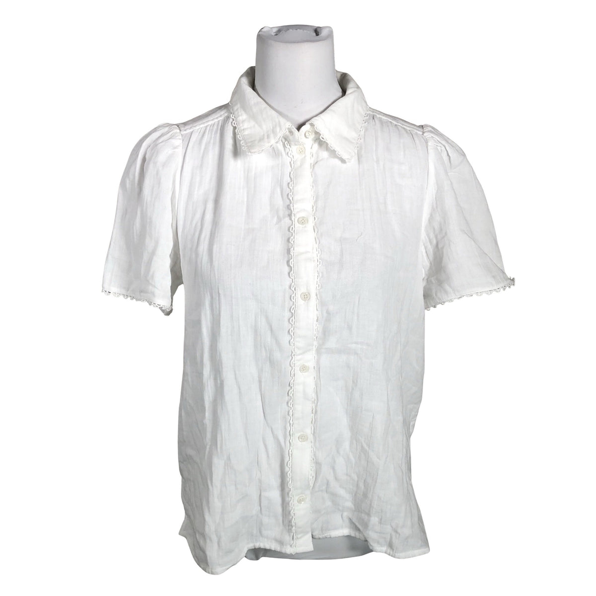 Unisex ME+EM - Short-sleeved blouse, size 40 - White (1)