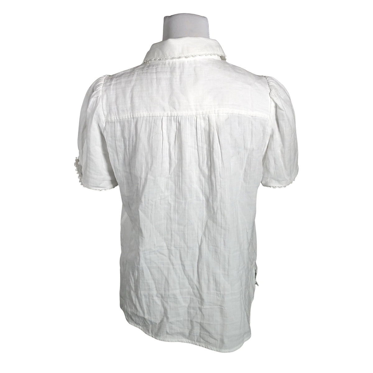 Unisex ME+EM - Short-sleeved blouse, size 40 - White (2)