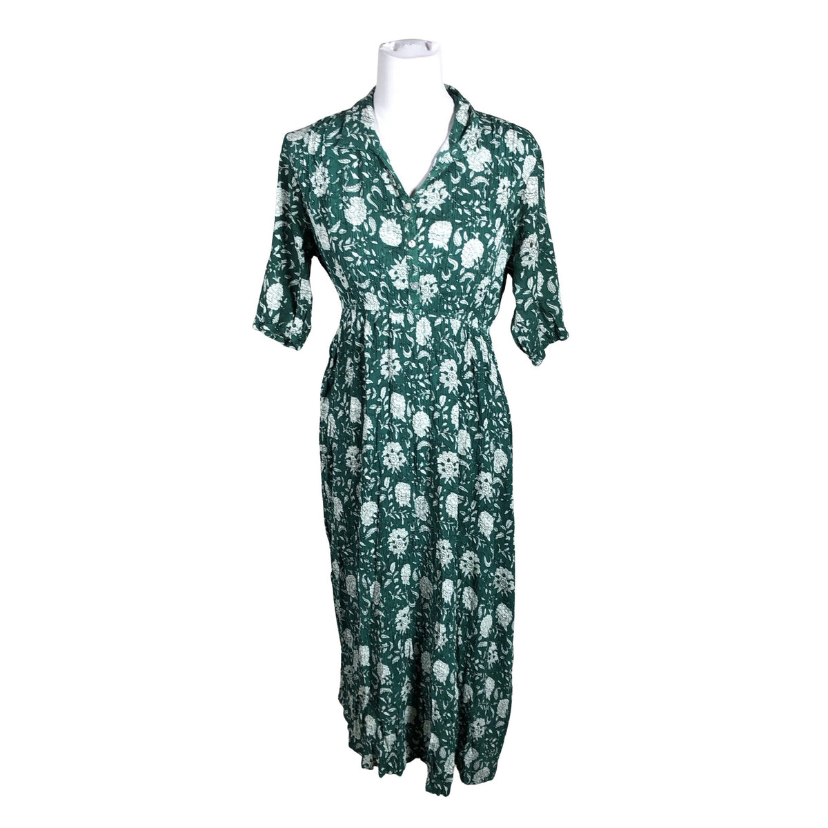 Unisex Natura - Maxi dress, size 38 - Green (1)