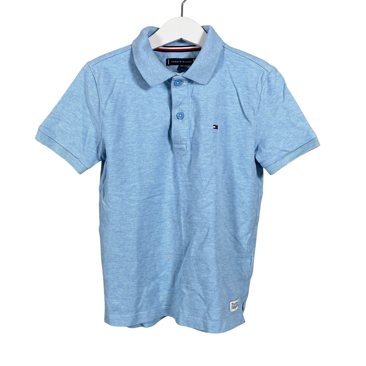 Unisex Tommy Hilfiger - Polo shirt, size 122 - 128 - Light blue (1)