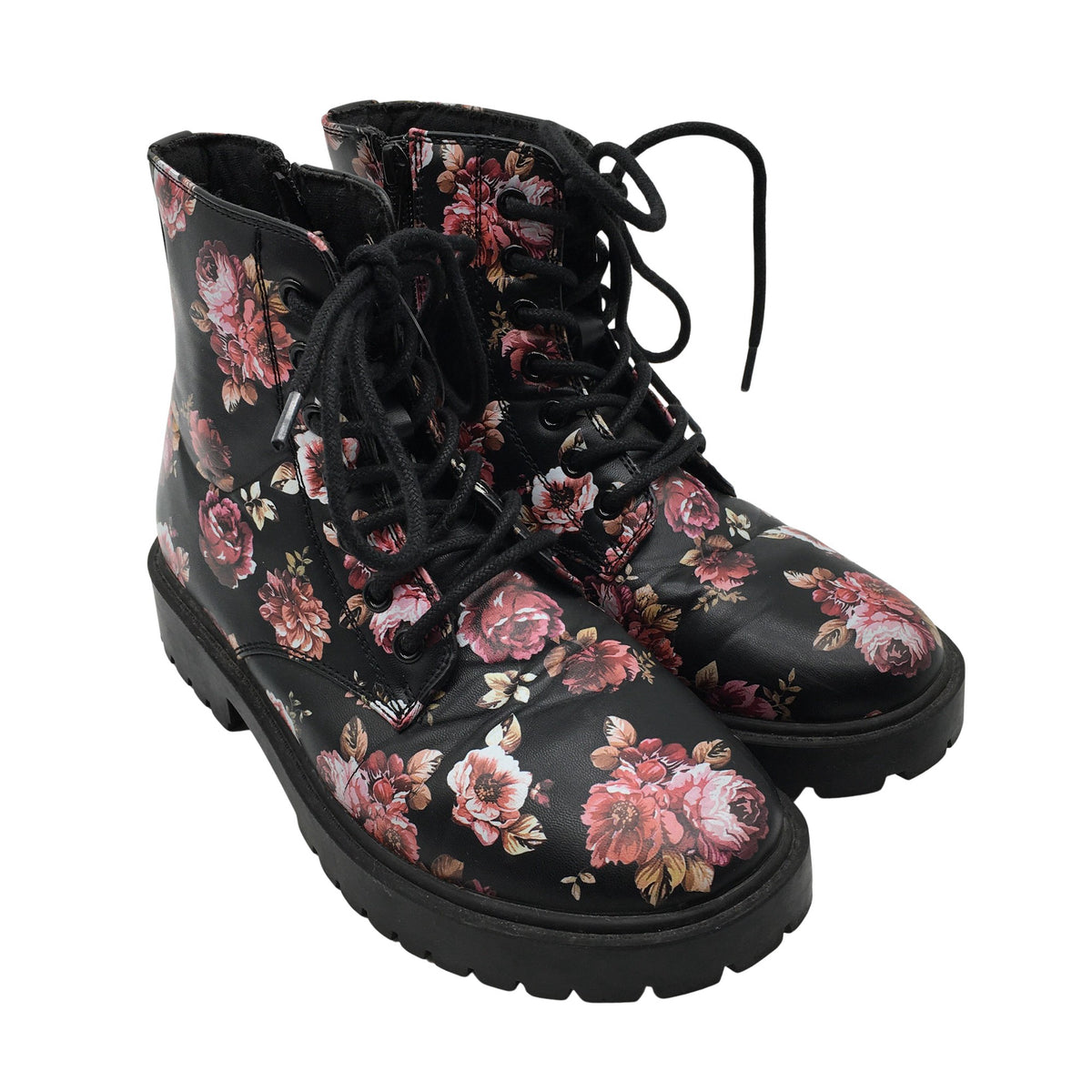 Unisex Rock Rebel - Army boots, size 38 - Black (2)