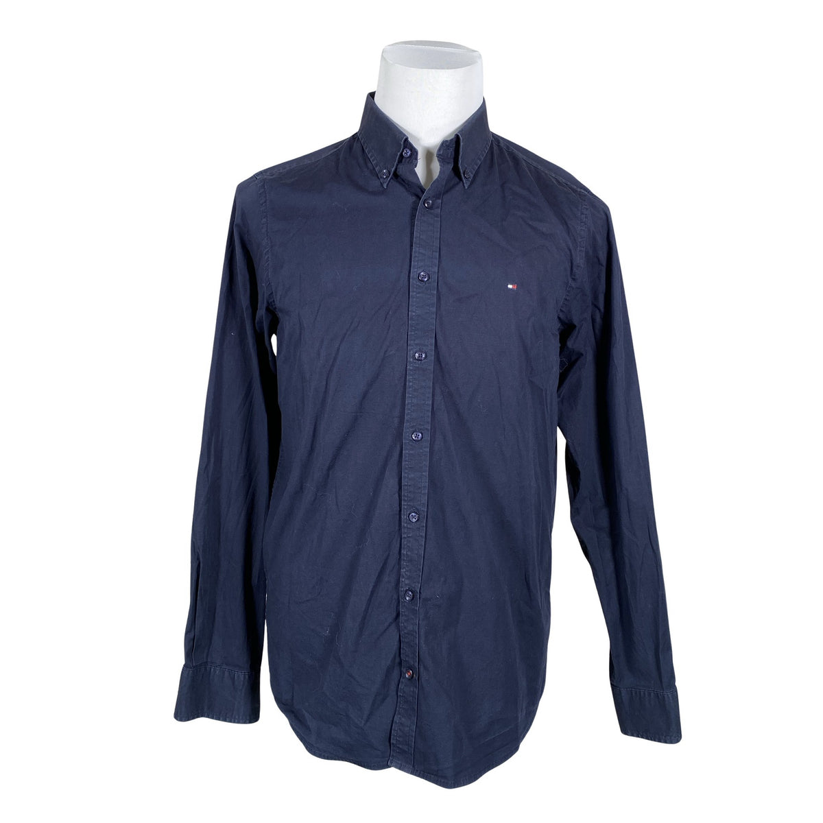 Unisex Tommy Hilfiger - Collared shirt, size L - Blue (1)