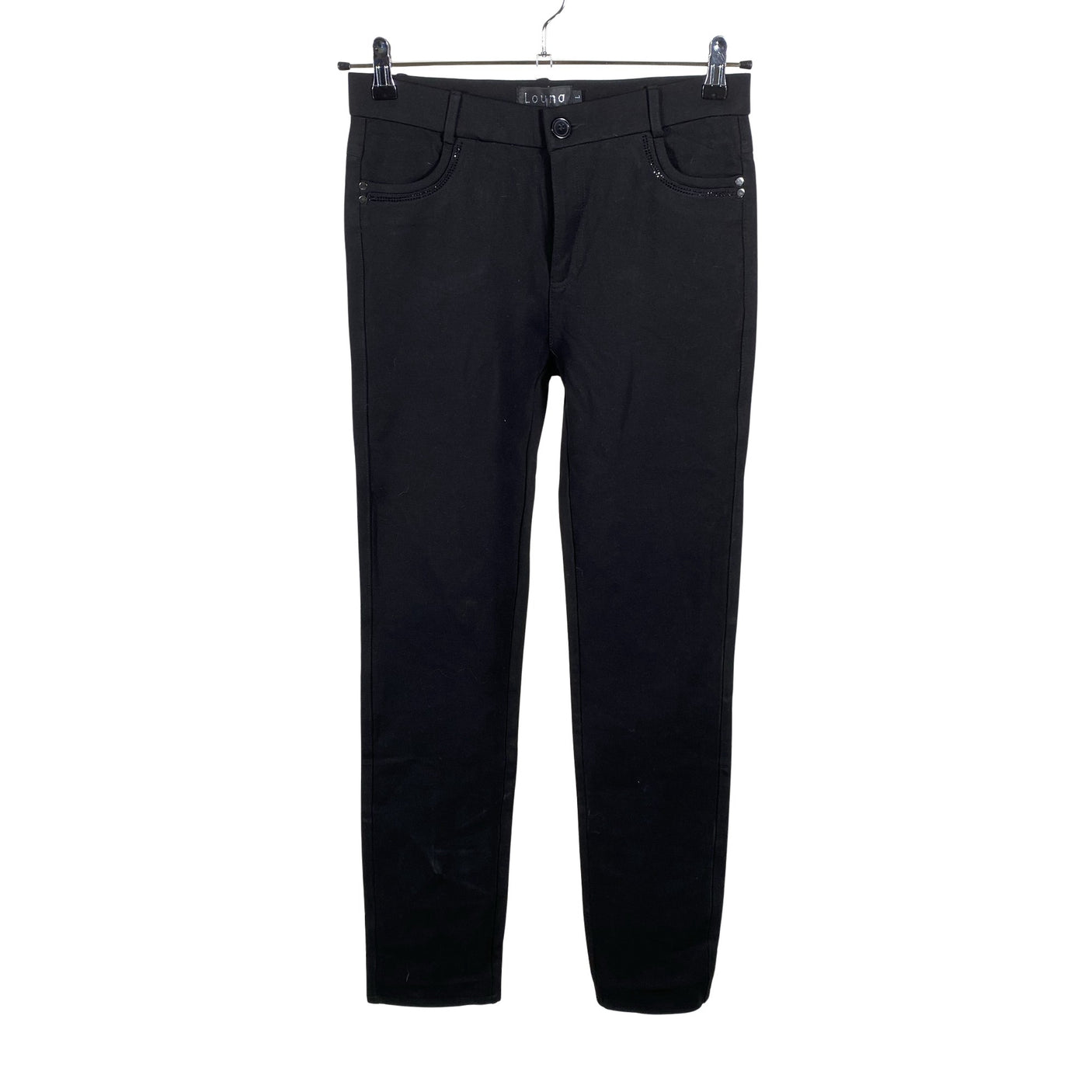 Unisex Louna - Tricot pants, size 40 - Black (1)