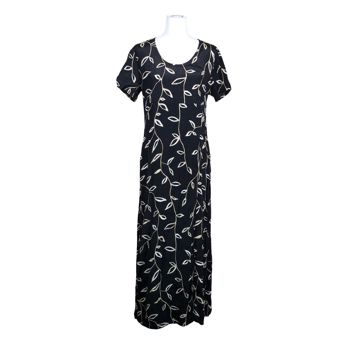Unisex Fransa - Maxi dress, size 38 - Black (1)