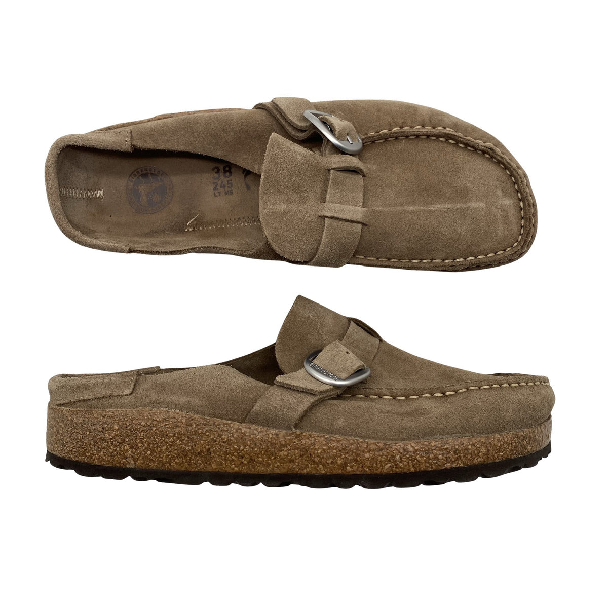Unisex Birkenstock - Slip-on shoes, size 38 - Brown (1)
