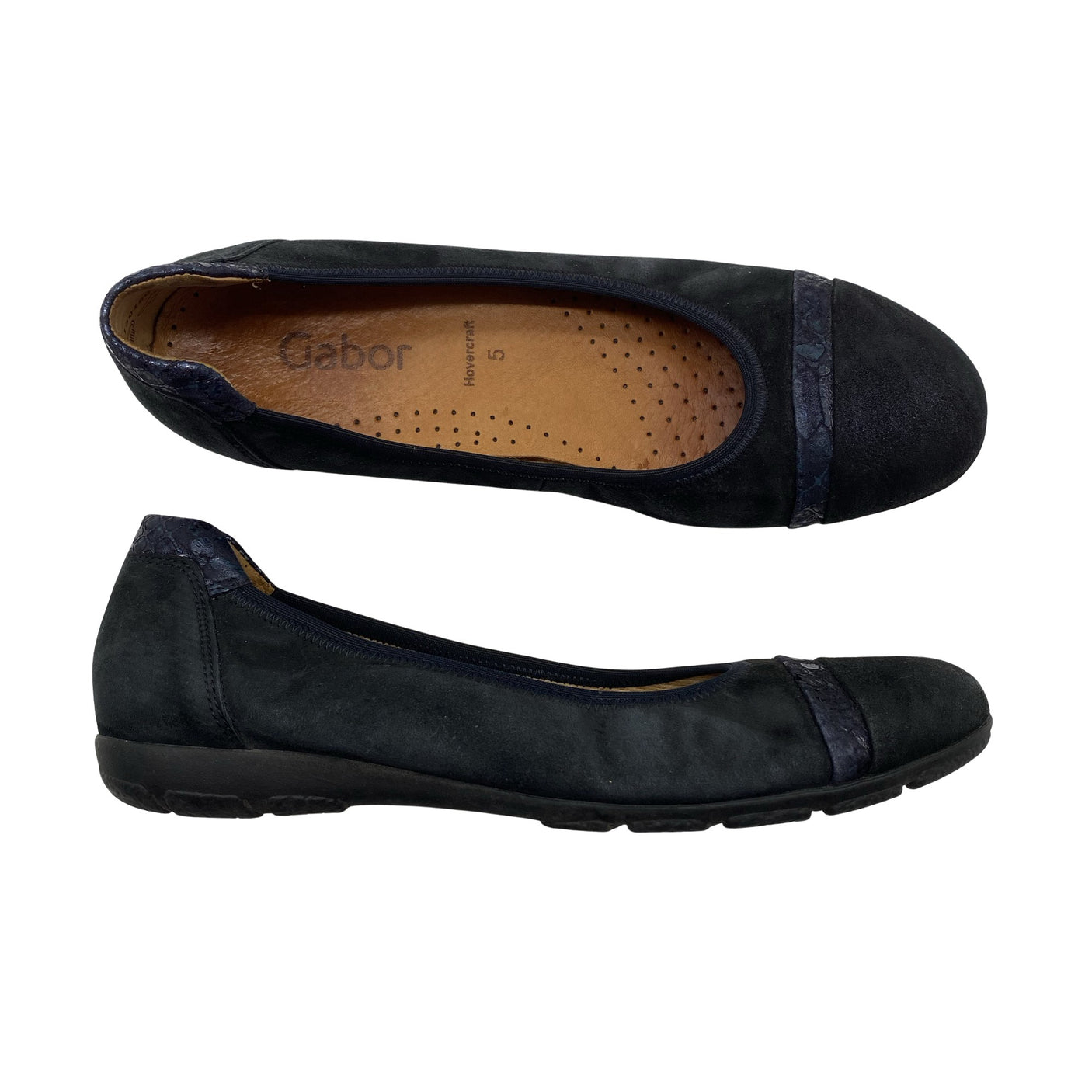 Unisex Gabor - Ballerinas, size 38 - Black (1)
