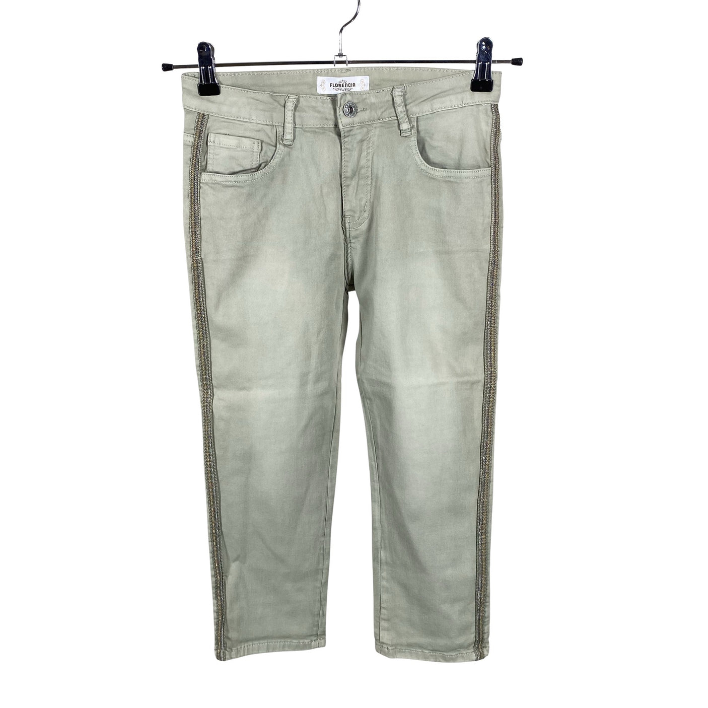 Unisex florencia - Capri jeans, size 36 - Green (1)