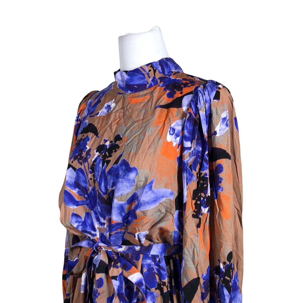 Unisex Kaiko - Schiffon dress, size 40 - Blue (2)