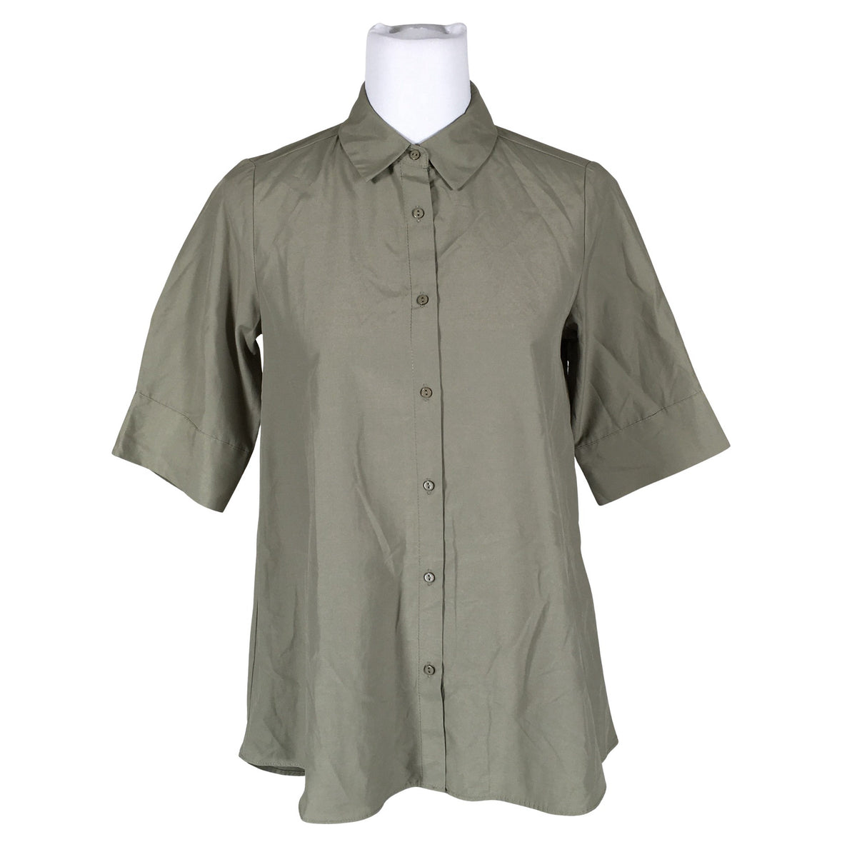 Unisex Soyaconcept - Collared shirt, size 34 - Green (1)