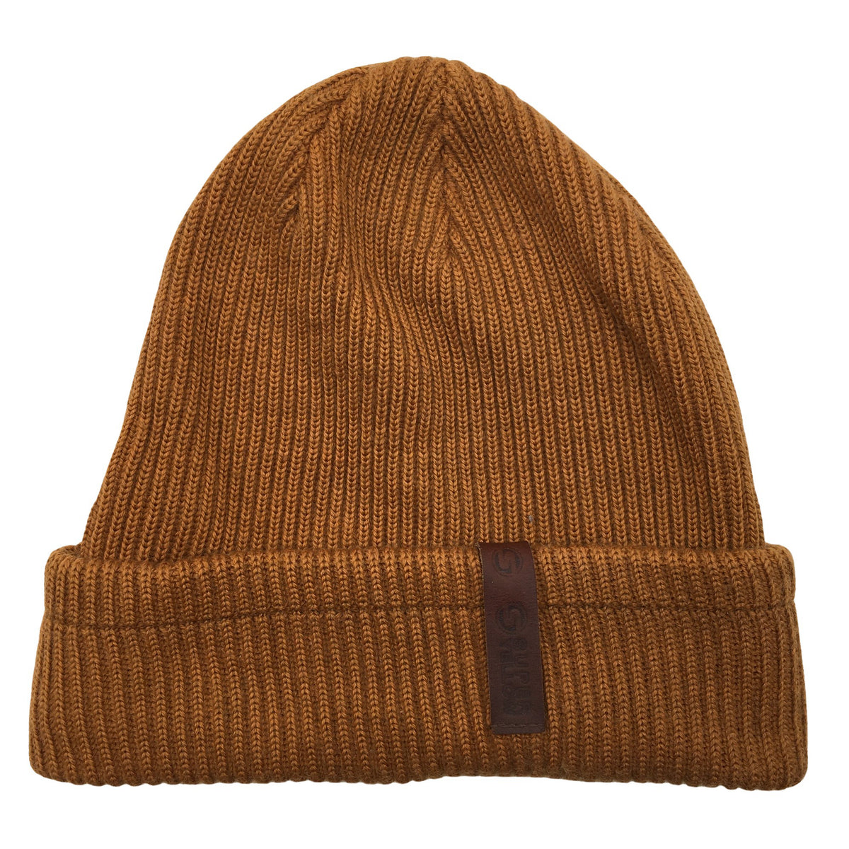Unisex Super Yellow - Winter beanie, size 54 - 56 cm - Brown (1)