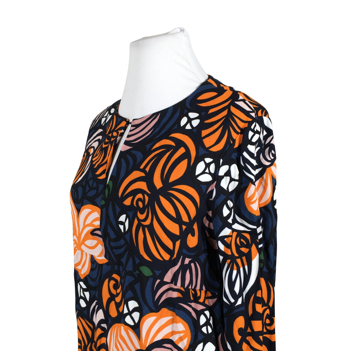 Unisex Marimekko - Schiffon dress, size 44 - Blue (2)