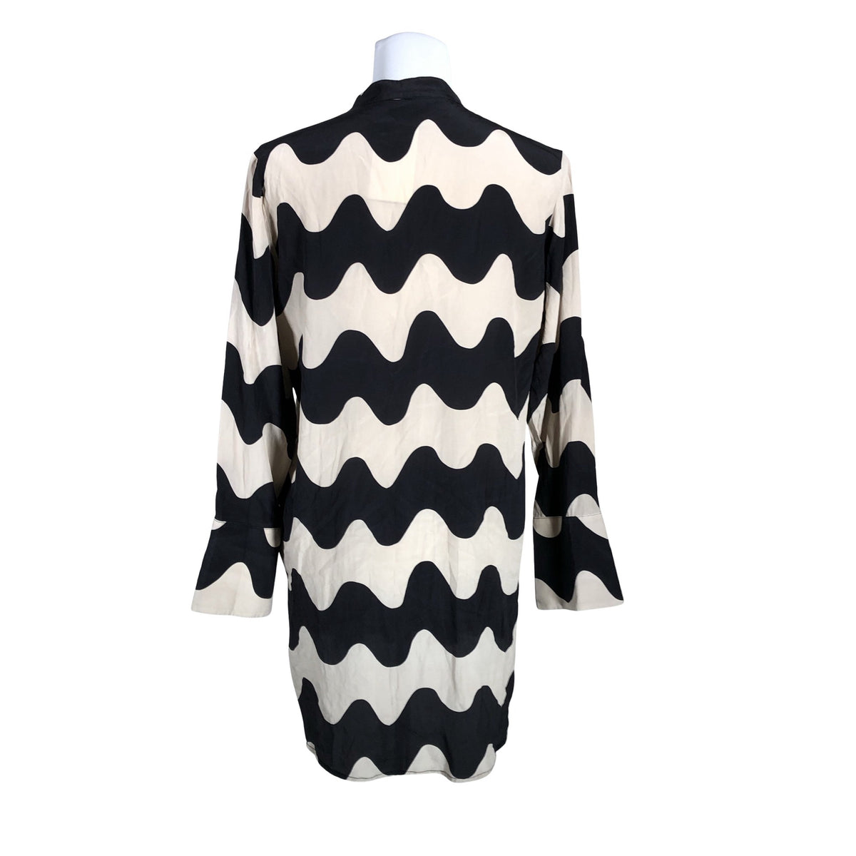 Unisex Marimekko - Schiffon tunic, size 38 - Black (3)