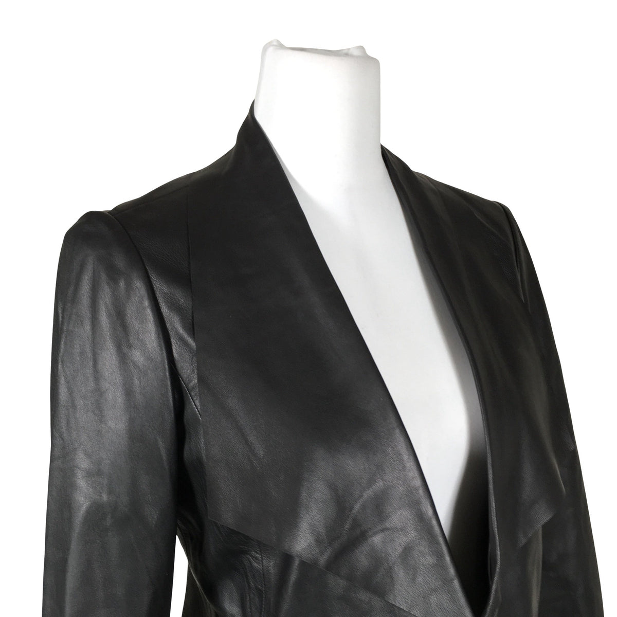 Unisex Ril's - Leather jacket, size 38 - Black (3)