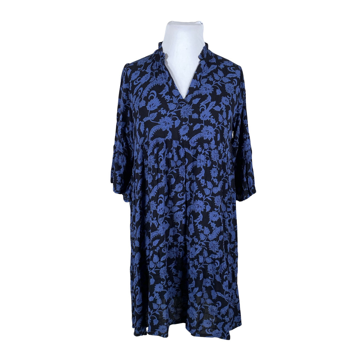 Unisex Kaffe - Schiffon dress, size 42 - Blue (1)